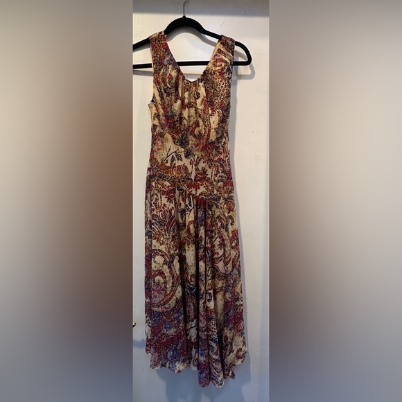 Evan Picone dress asymmetrical size 8 multi color - Picture 6 of 7